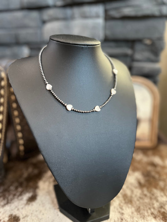 Heart of Pearl Necklace