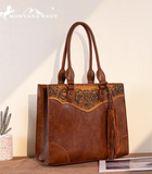 Montana West Tooled Concealed Carry Tote *Brown