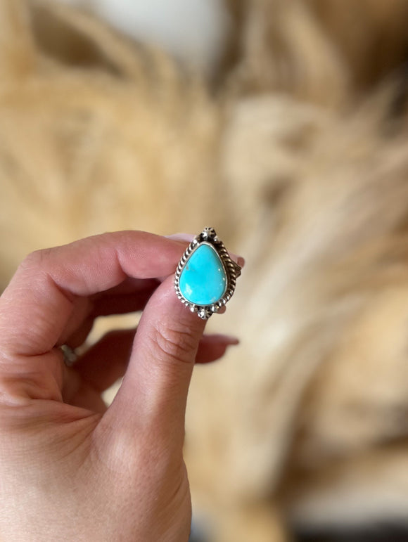 Dave Skeets Authentic Turquoise Ring *Size 5.5