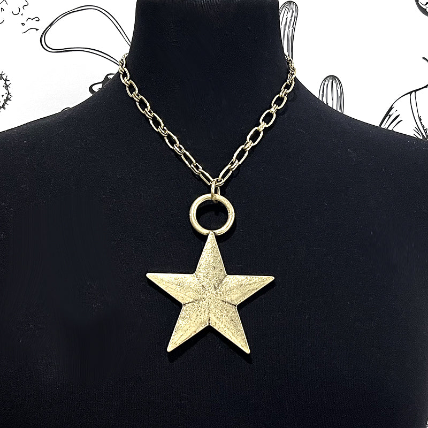 Large Star Pendant Necklace