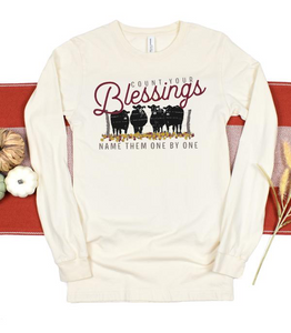 Count Your Blessings Long Sleeve Tee