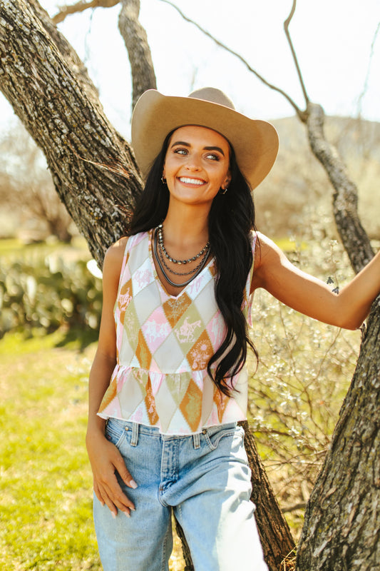Preppy Pony Top