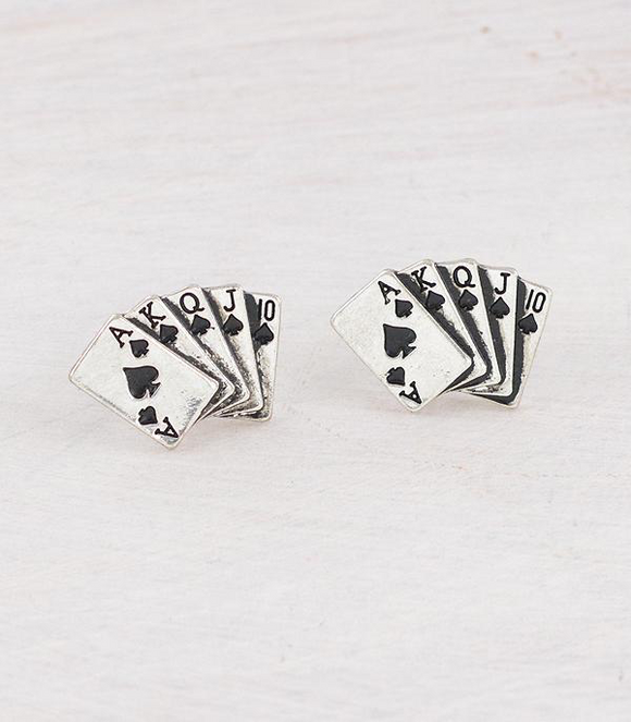 Deck Of Cards Earrings