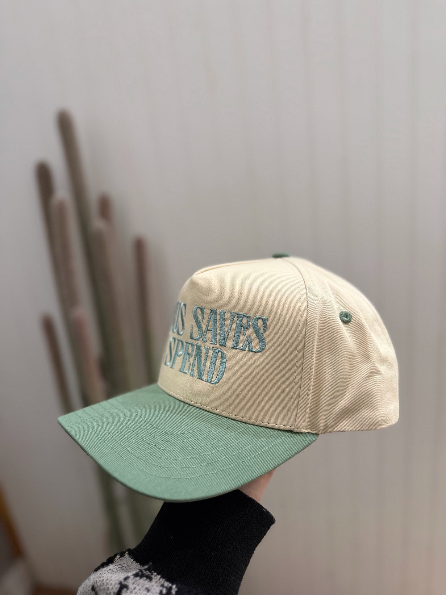 Jesus Saves I Spend Hat