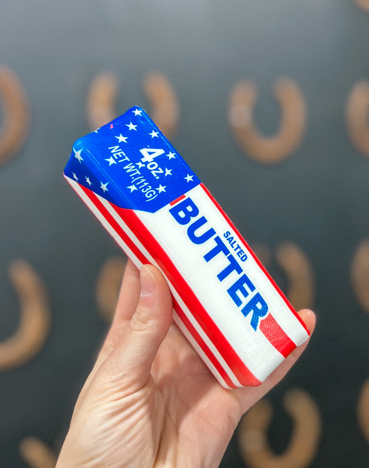 Red White & Blue Butter Squishy