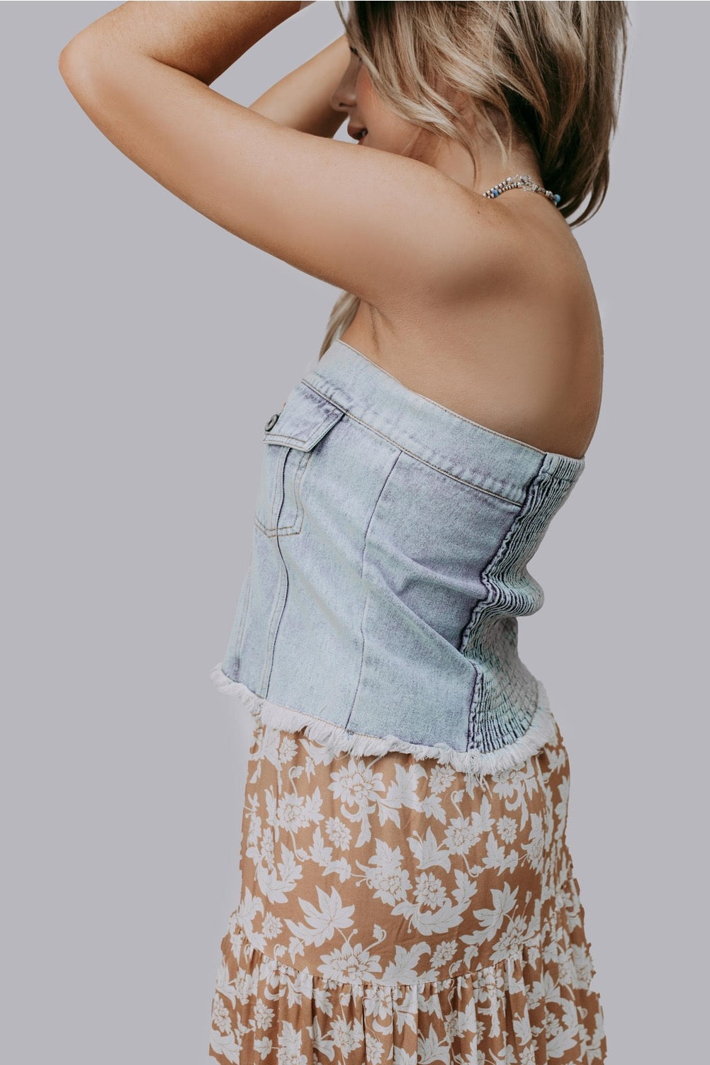 The Lily Denim Top