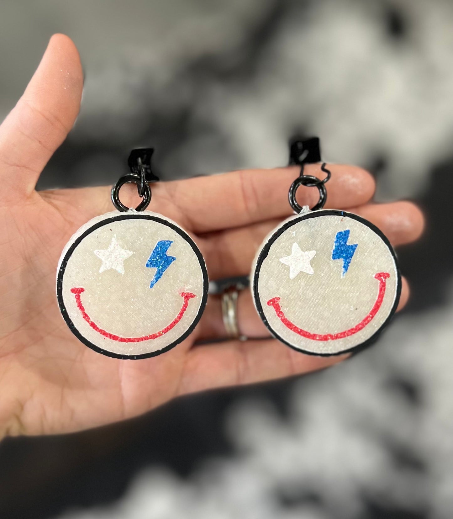 Star Bolt Smily RWB Vent Clips Freshie- Rhinestone Cowboy (Copy)
