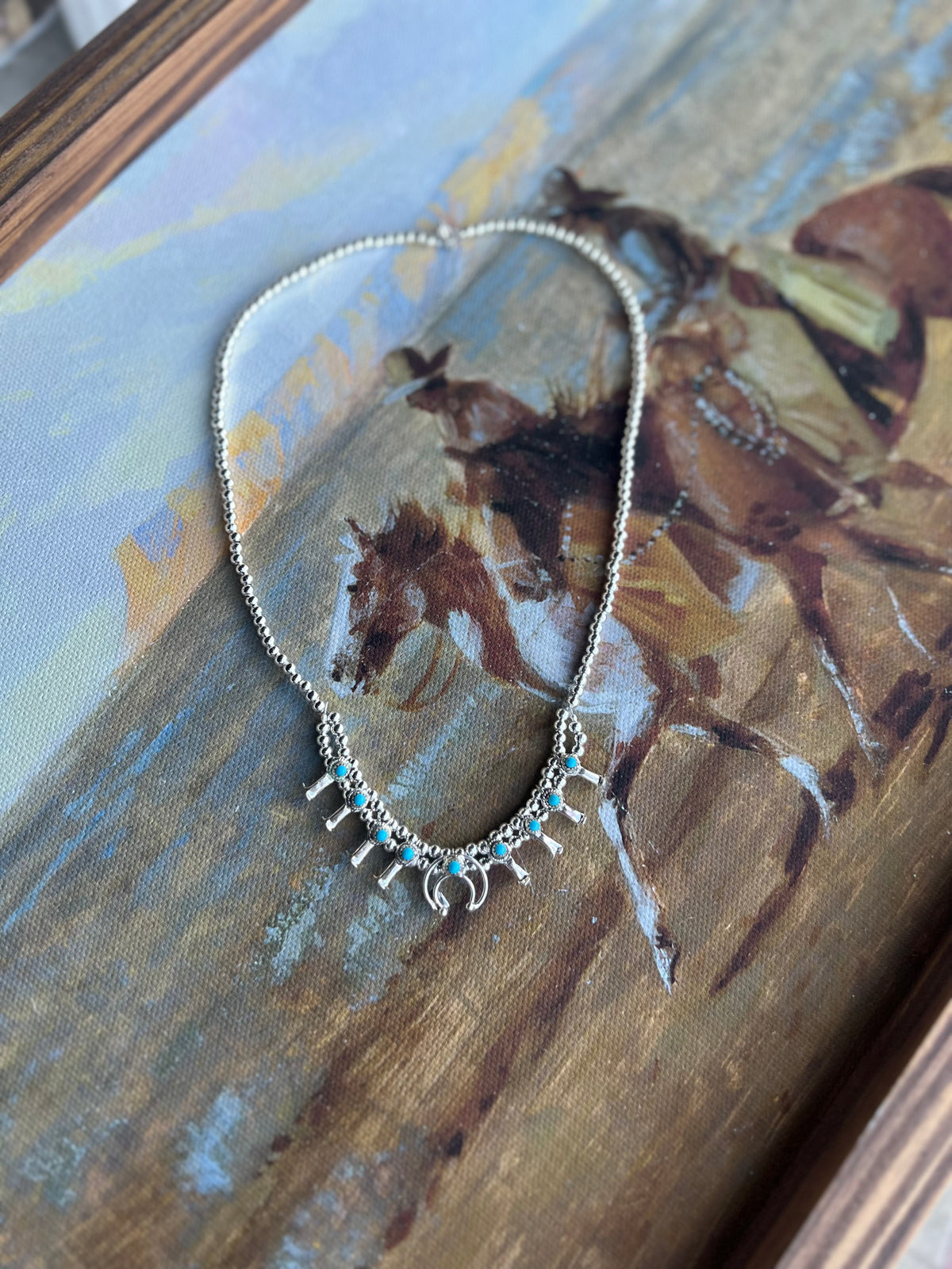 Baby Squash Blossom Necklace