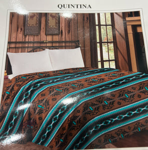 Quintina King Throw Blanket