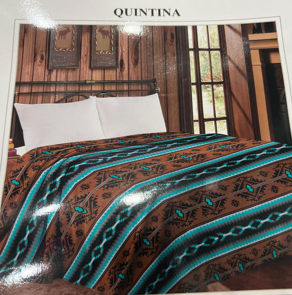 Quintina King Throw Blanket