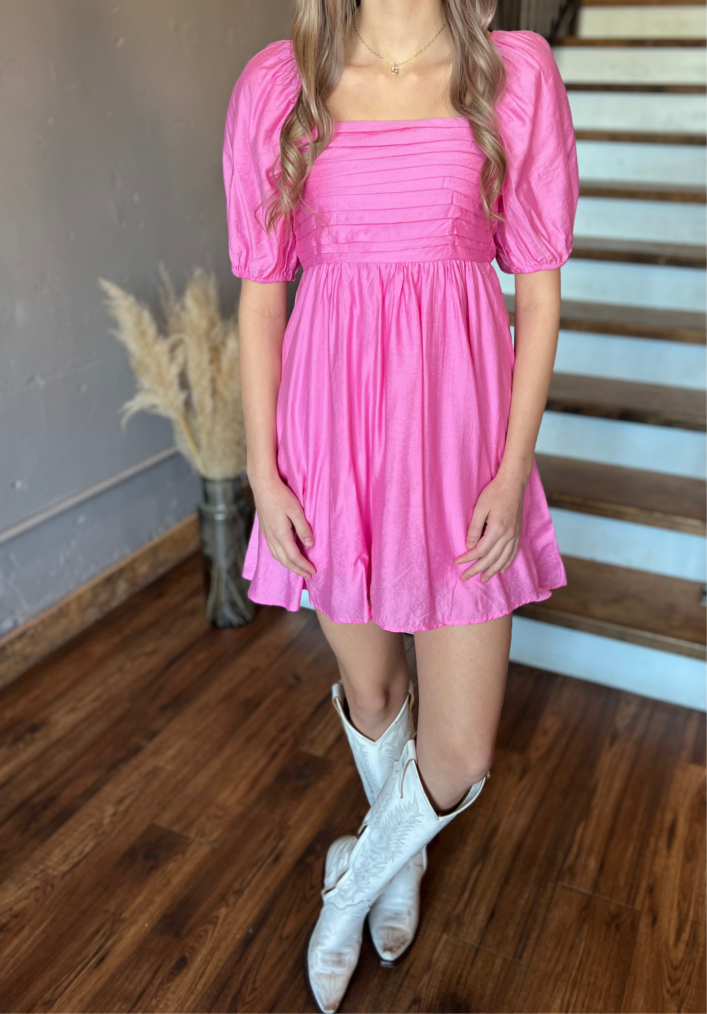 Pretty in Pink Mini Dress