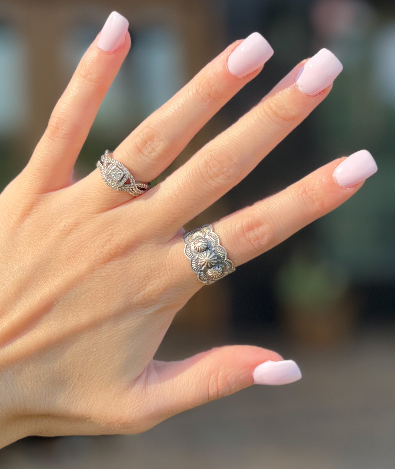 Sterling Silver Concho Ring *6.5