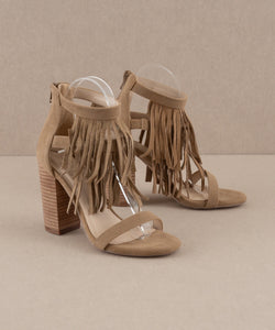 The Gela Fringe Heels