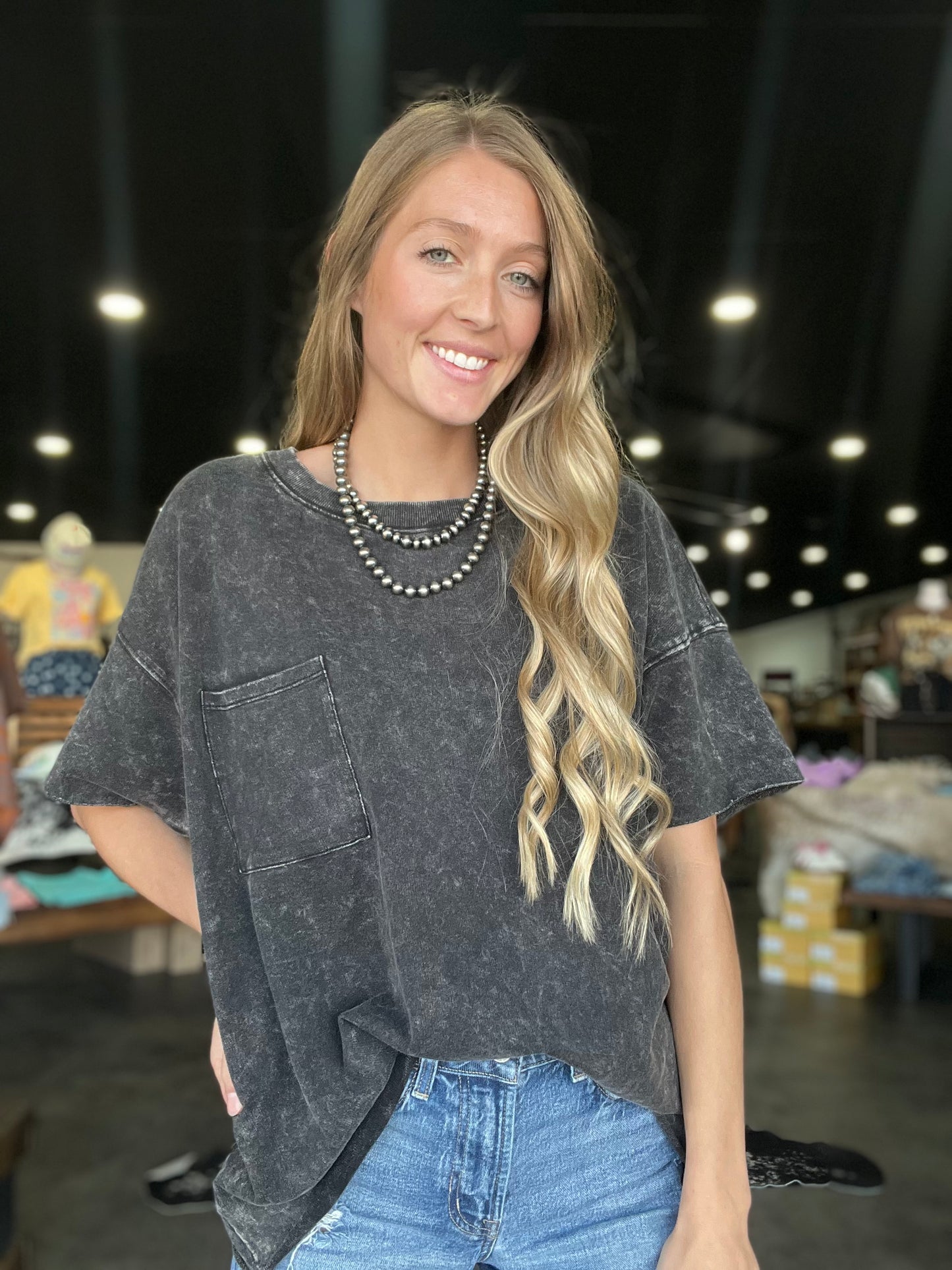 The Tilley Top *Ash Black