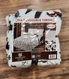 Reversible California King Throw Blanket