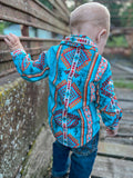 Kids Stagecoach Button Up