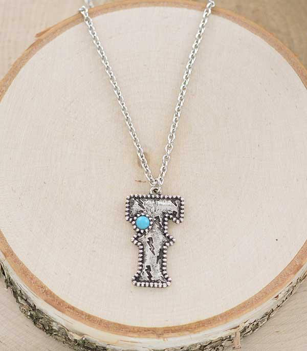 Western Initial Necklace