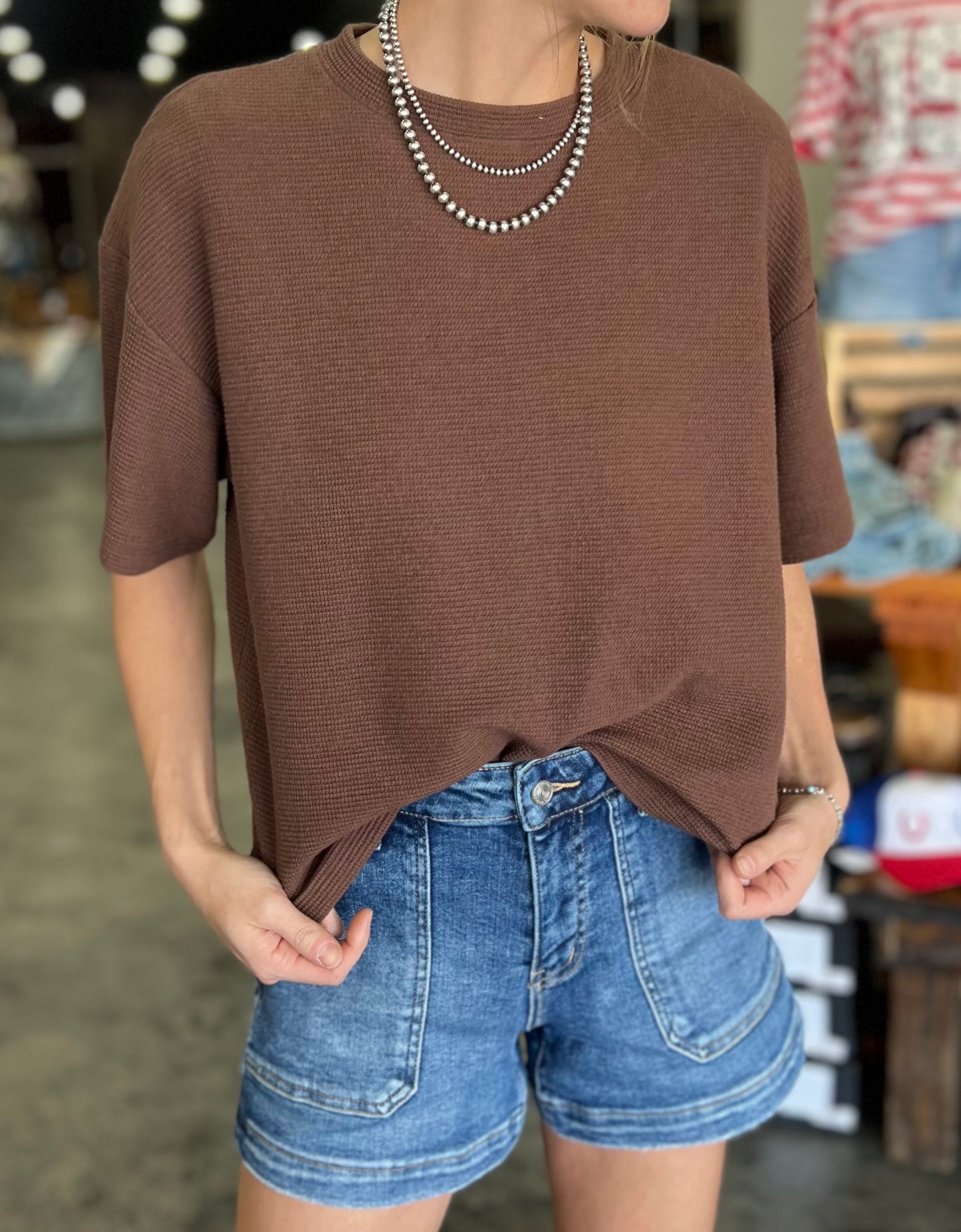 The Sadie Top *Brown