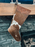 Cowhide & Tooled Stocking