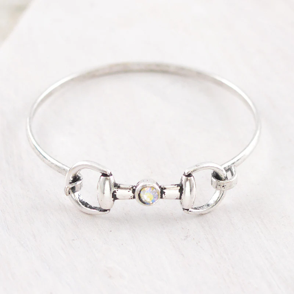 Horse Bit Bangle Bracelet