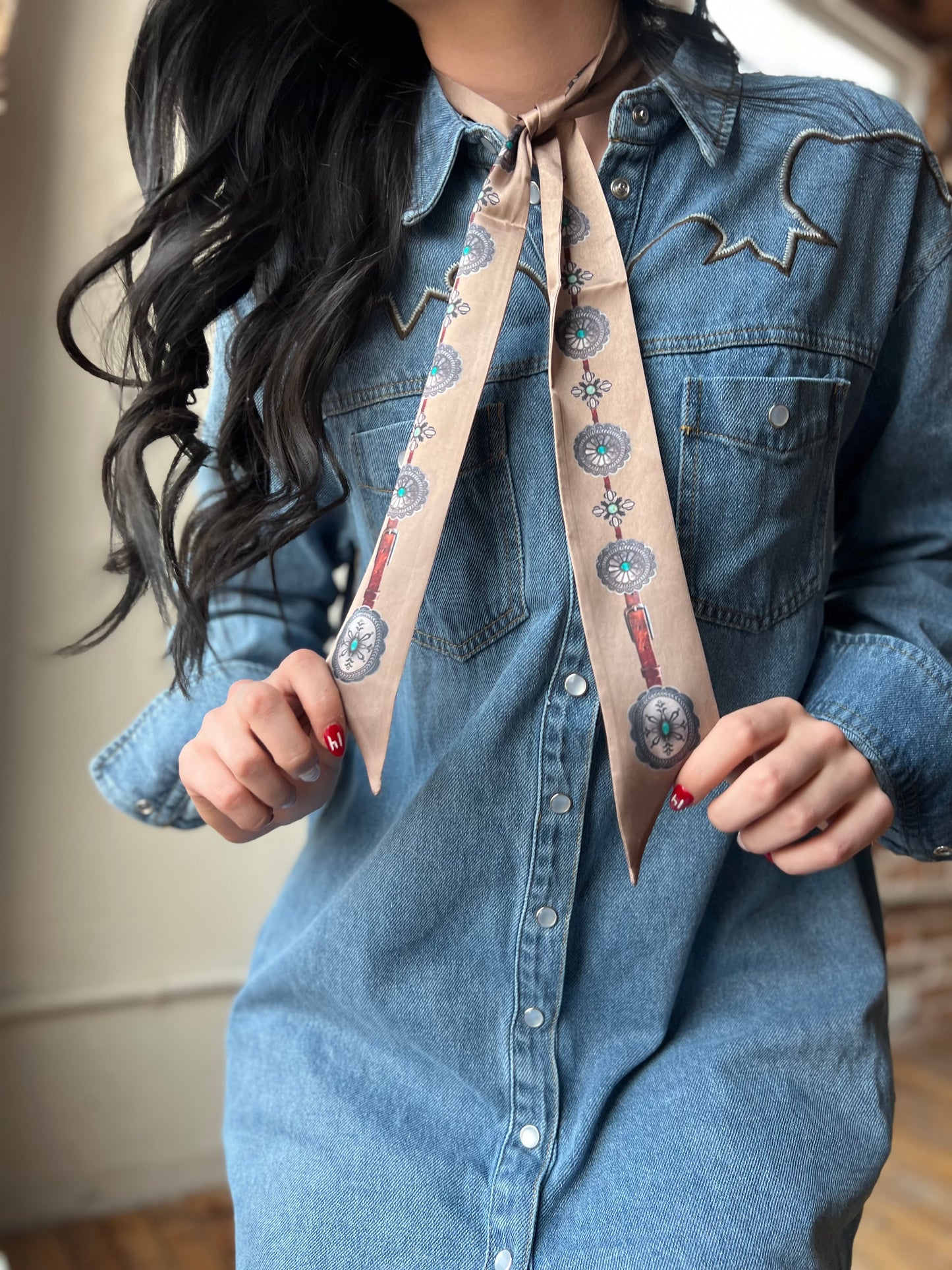 Bootstitch Denim Mini Dress