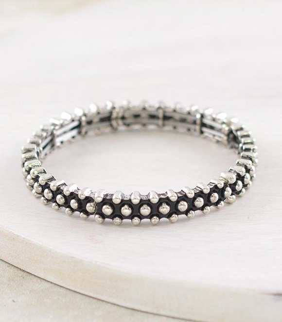 Silver Stackable Bracelet