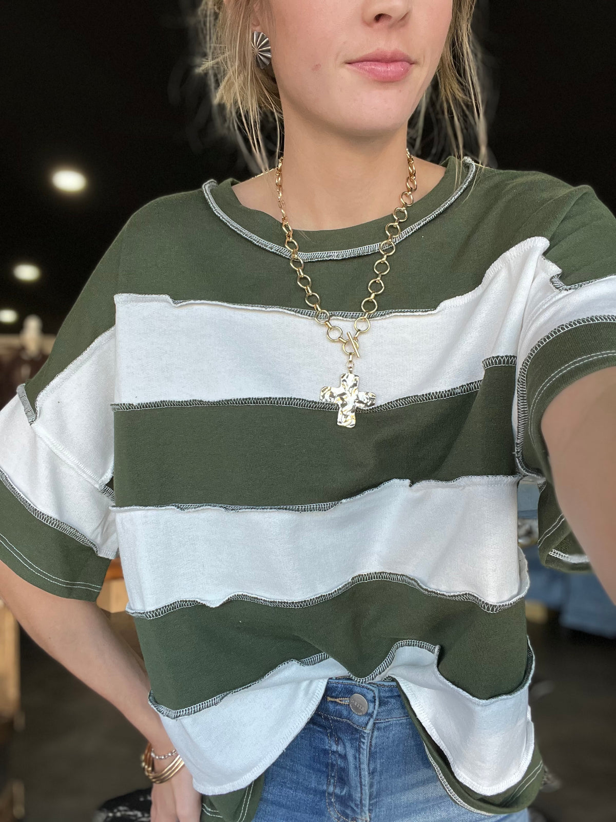The Ember Striped Top