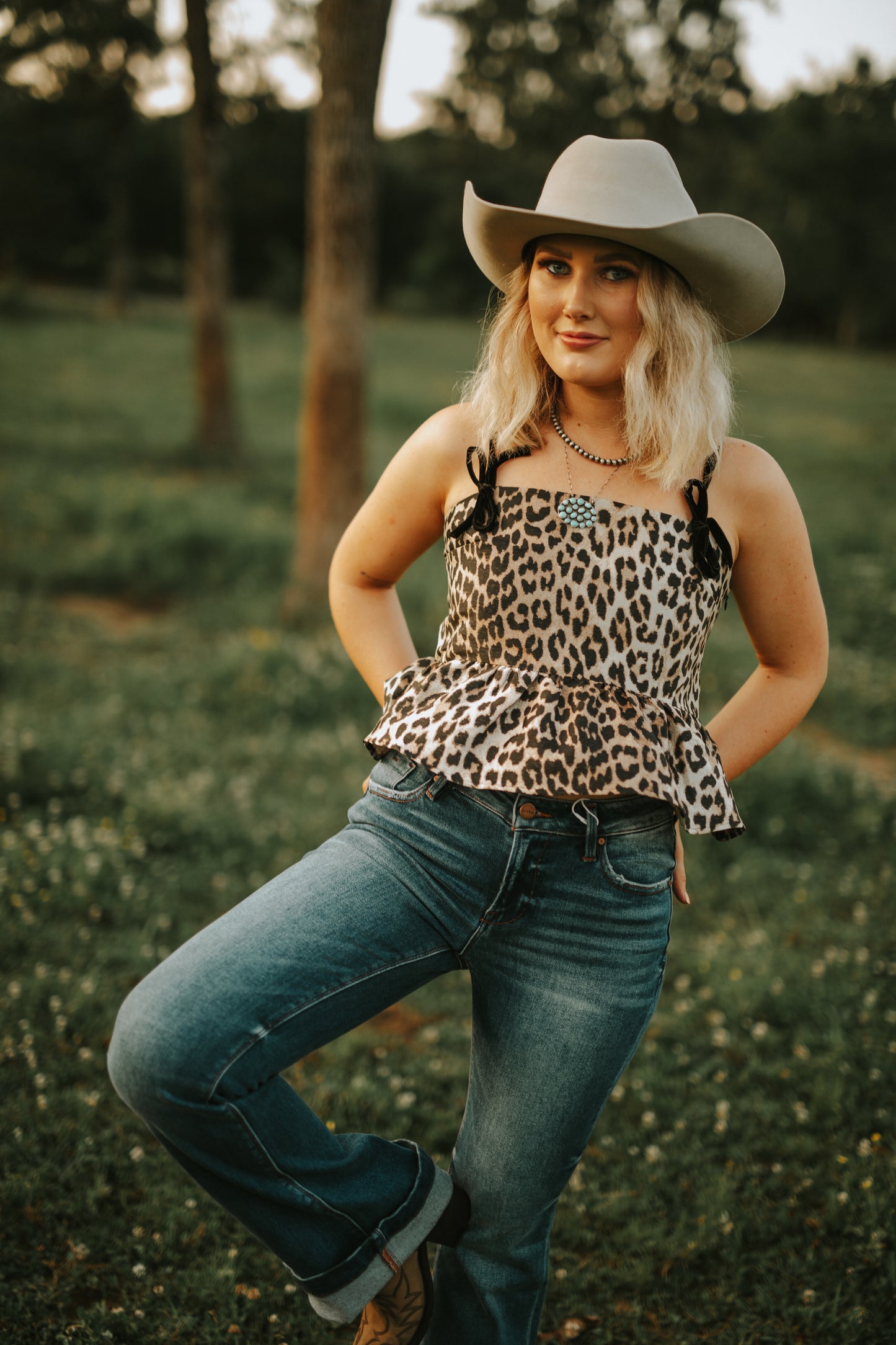 The Myrah Leopard Top