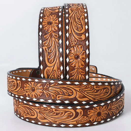 Classic Brown Leather Belt