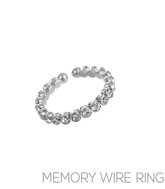 Rhinestone Dainty Ring