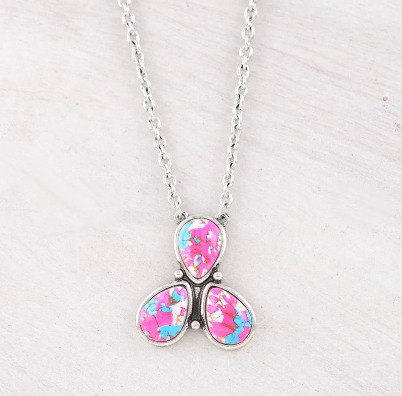 3 Stone Necklace