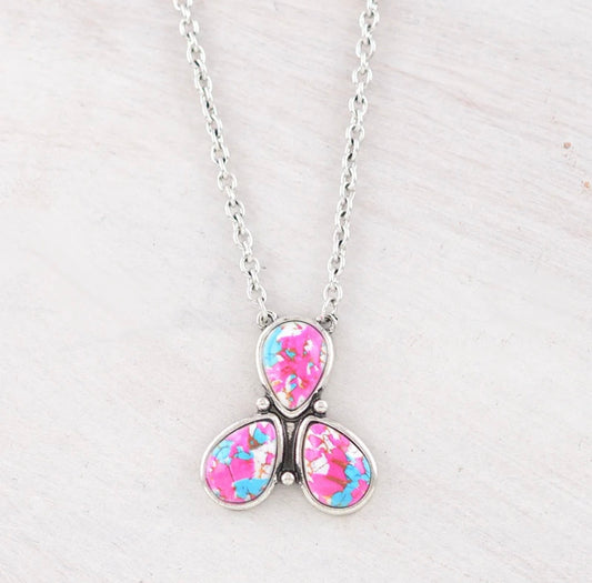 3 Stone Necklace