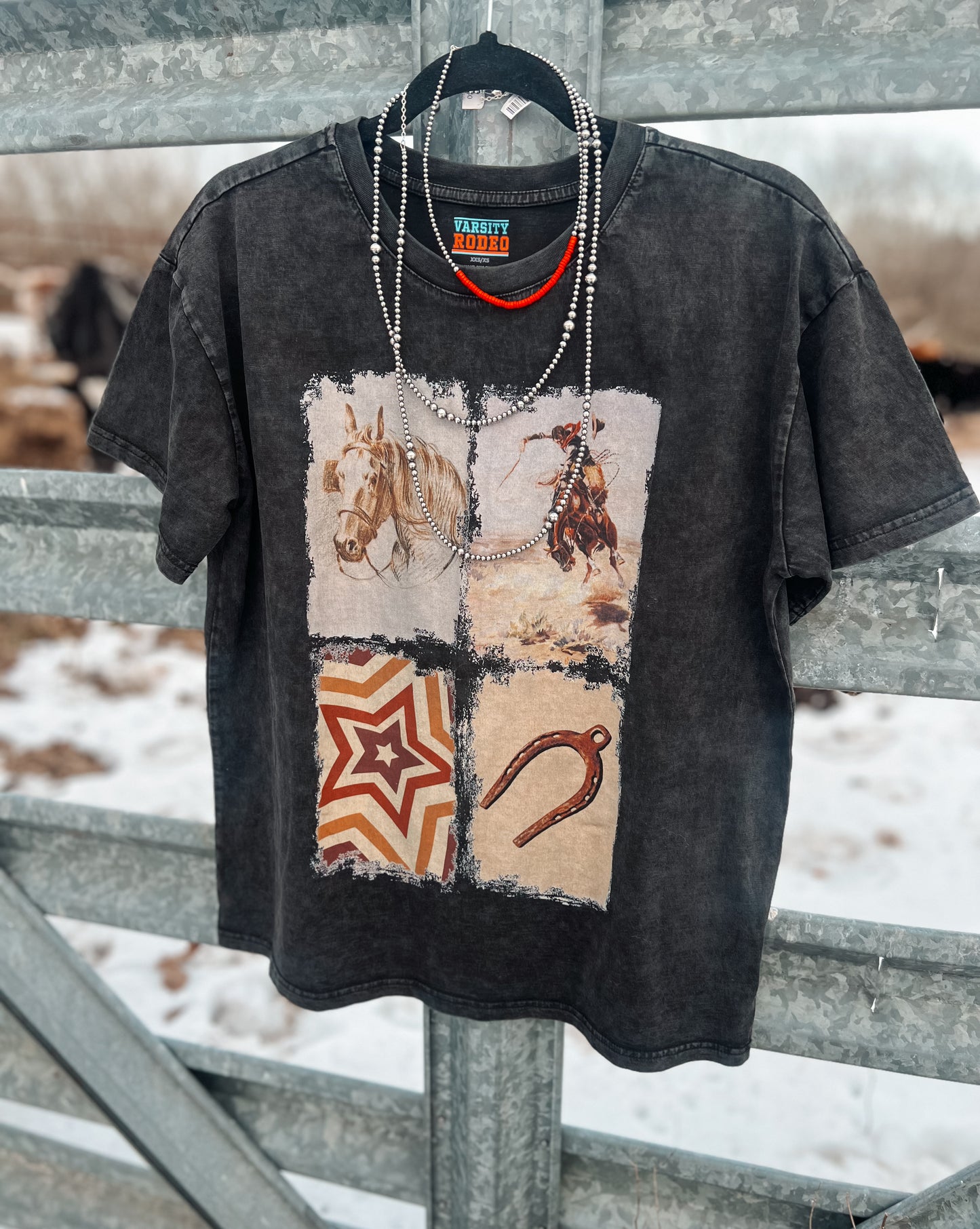 Cowboy Days Collage Tee