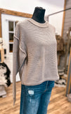 The River Crew Neck Cropped Sweater *Ash Mocha