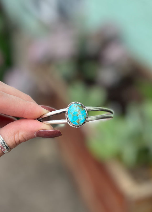 Authentic Sonoran Gold Turquoise Cuff
