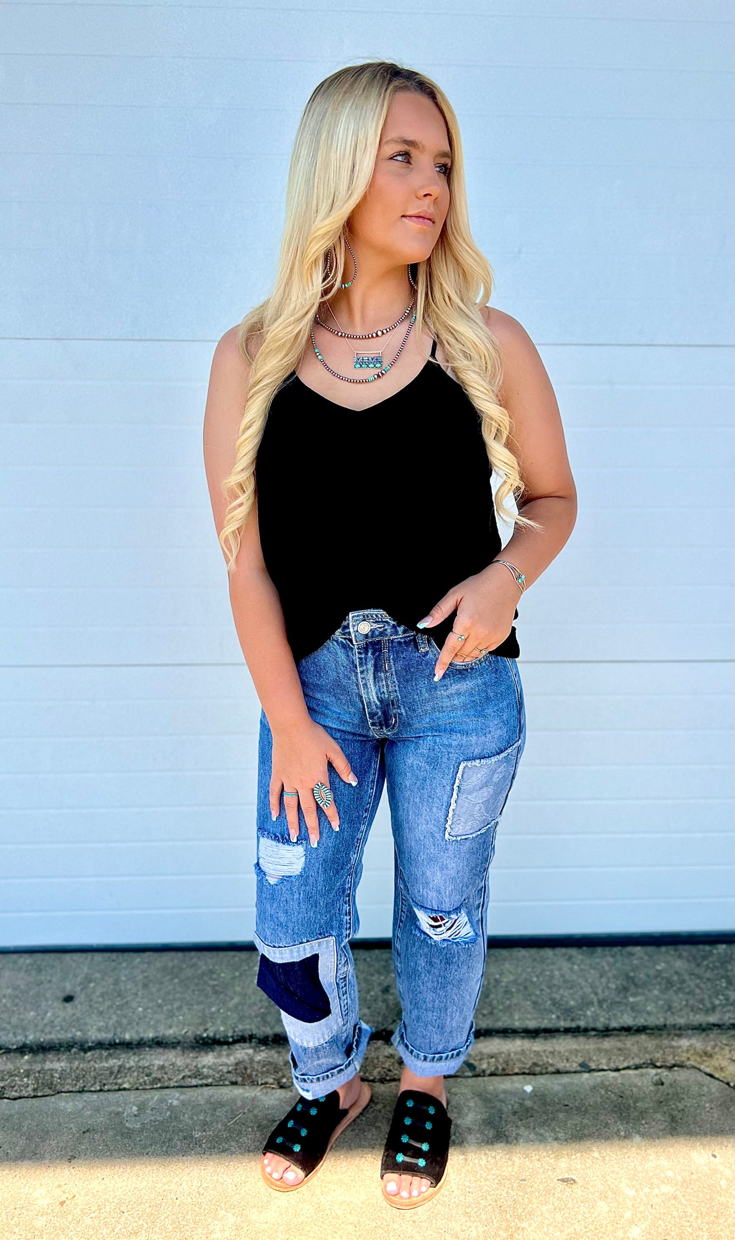 Jackie Patchwork Jeans
