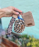 Cheetah Wrangler Wristlet