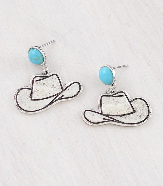 Cowboy Hat Earrings