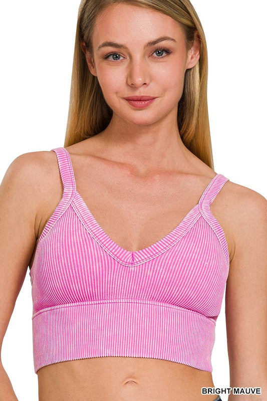 Padded Ribbed Bralette