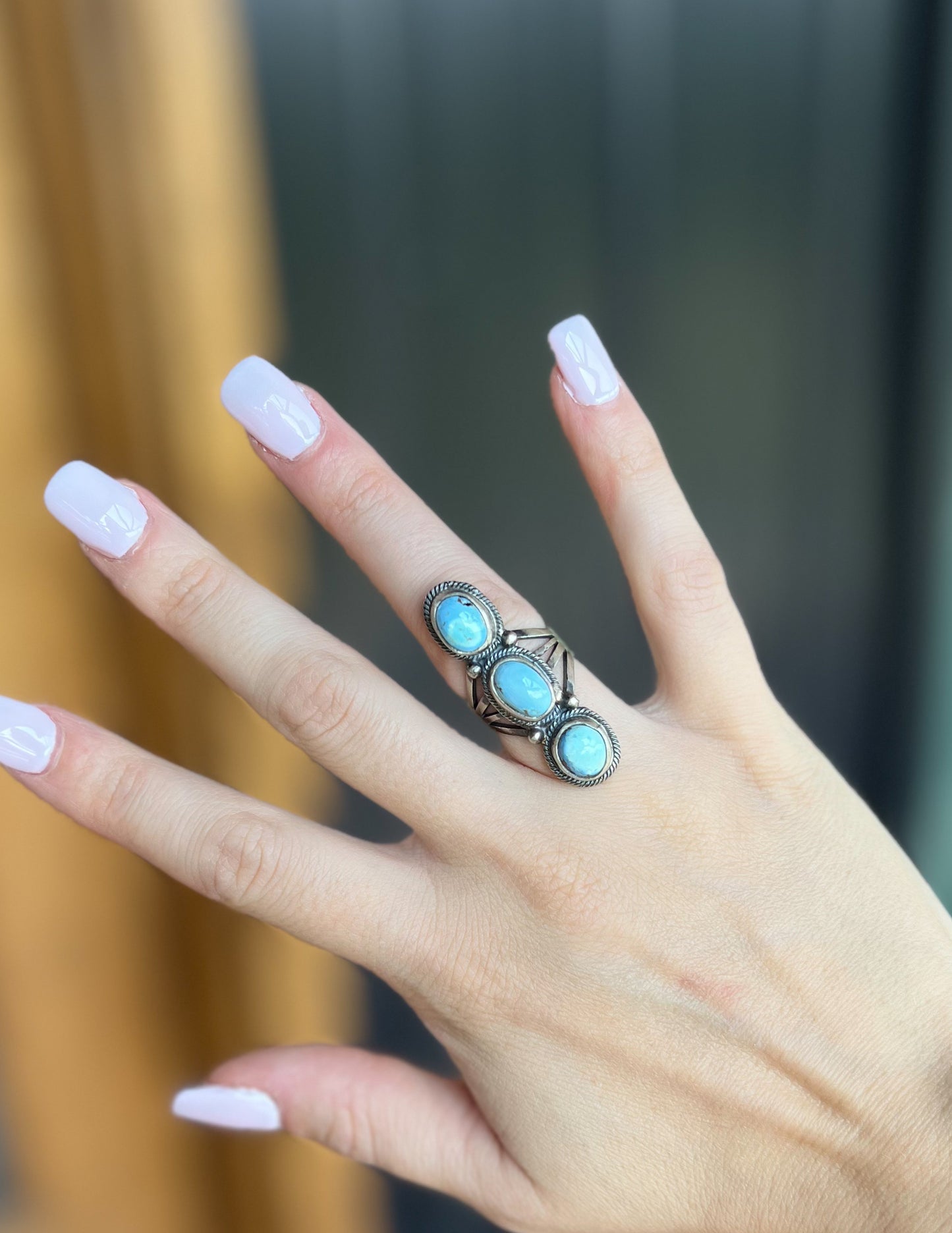 Anderson Largo Authentic Turquoise Ring *Size 6.5