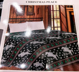 Christmas Peace King Throw Blanket