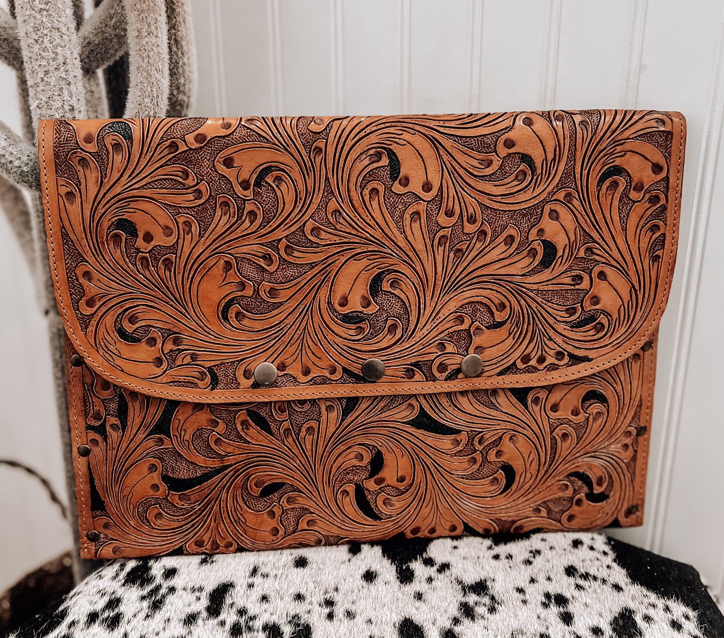Tooled Leather Planner