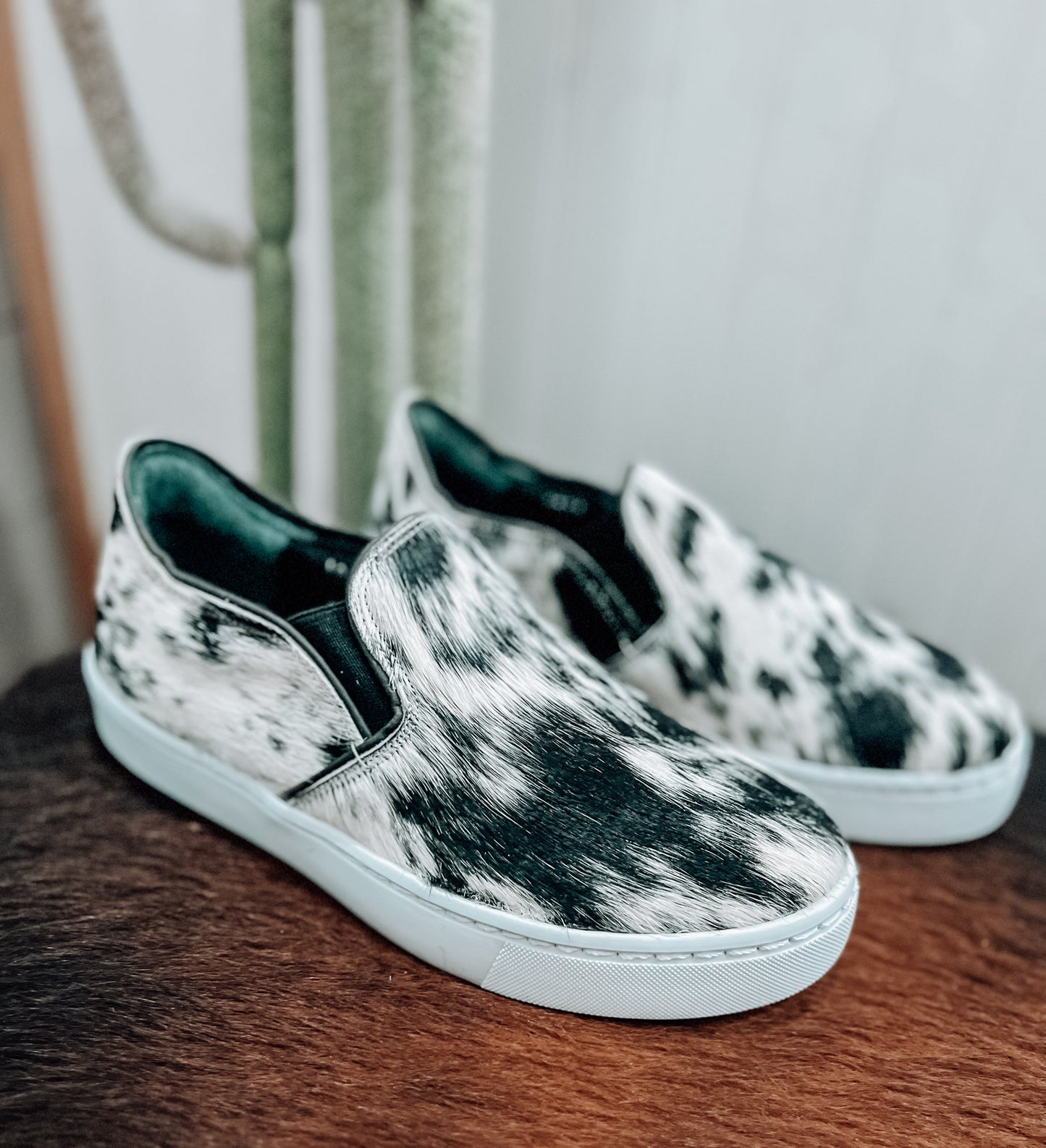 Utah Cowhide Sneaker Salt & Pepper