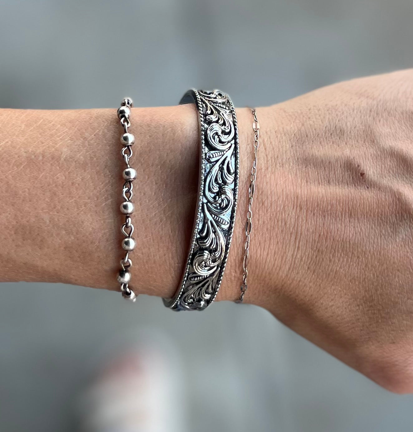 Tooled Bracelet Cuff