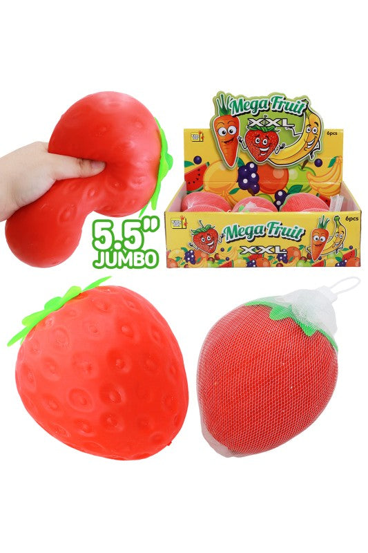 Jumbo Slime Filled Strawberry Squishy