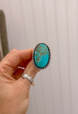 Kingman Turquoise Oval Ring