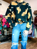 Western Motif Sweater