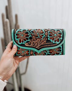 Flower Crest Wallet