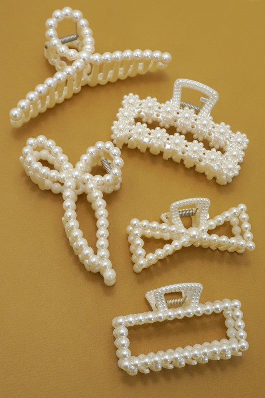 Pearl Claw Clip