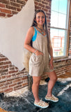 The Zoey Romper *Taupe